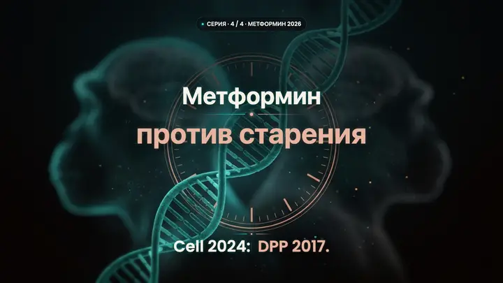 Метформин против старения: что показал DPP против Cell 2024