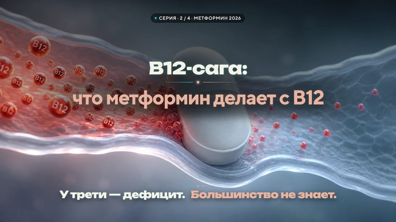 B12-сага: что метформин делает с витамином и как это исправить