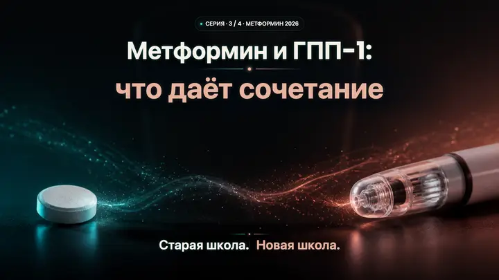Метформин и ГПП-1: что даёт сочетание и кому оно нужно