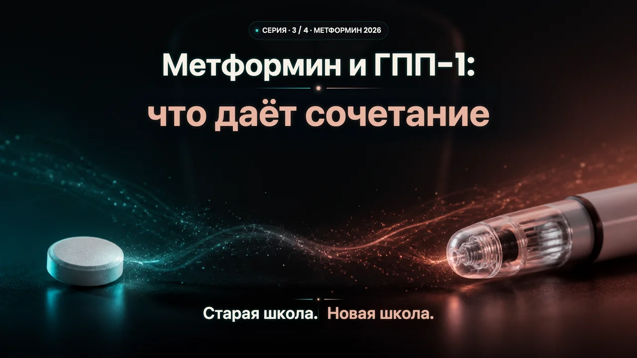 Метформин и ГПП-1: что даёт сочетание и кому оно нужно