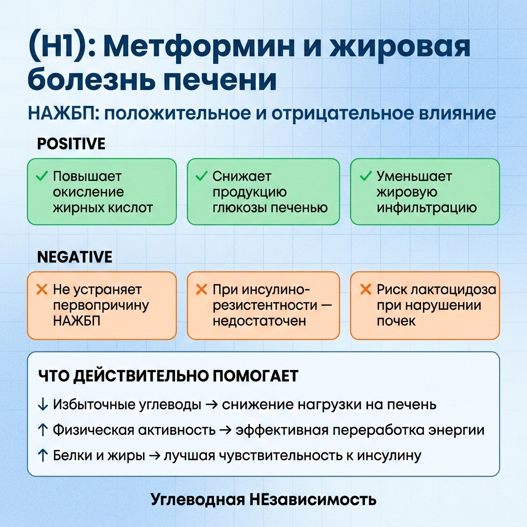 Метформин и печень: механизм действия на клеточном уровне