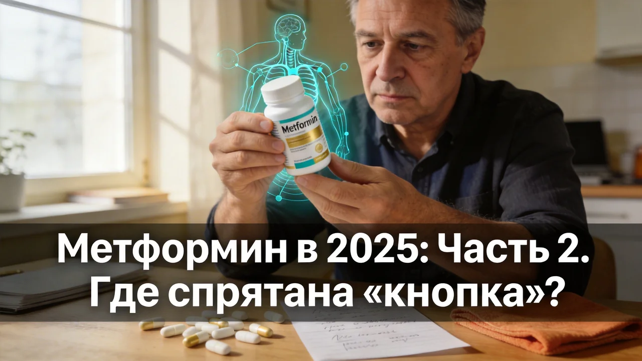 Метформин в 2025: Часть 2. Где спрятана «кнопка»?