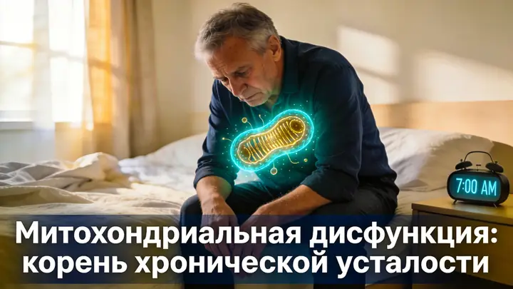 Митохондриальная дисфункция: корень хронической усталости