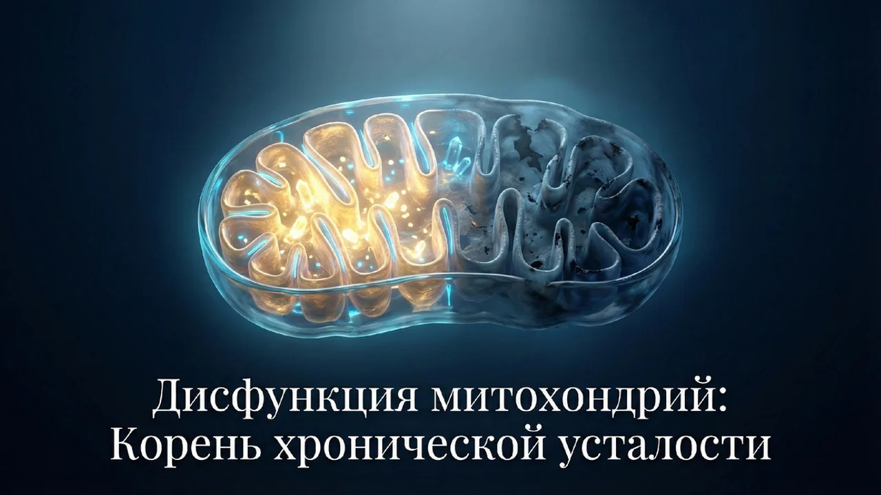 Митохондриальная дисфункция: корень хронической усталости