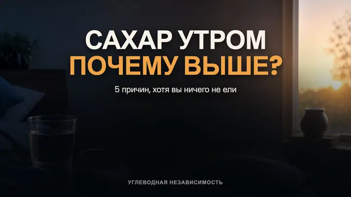Почему сахар утром высокий, хотя вы не ели: 5 причин глюкозы натощак