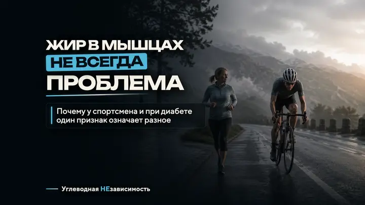 Жир внутри мышц — не всегда признак инсулинорезистентности