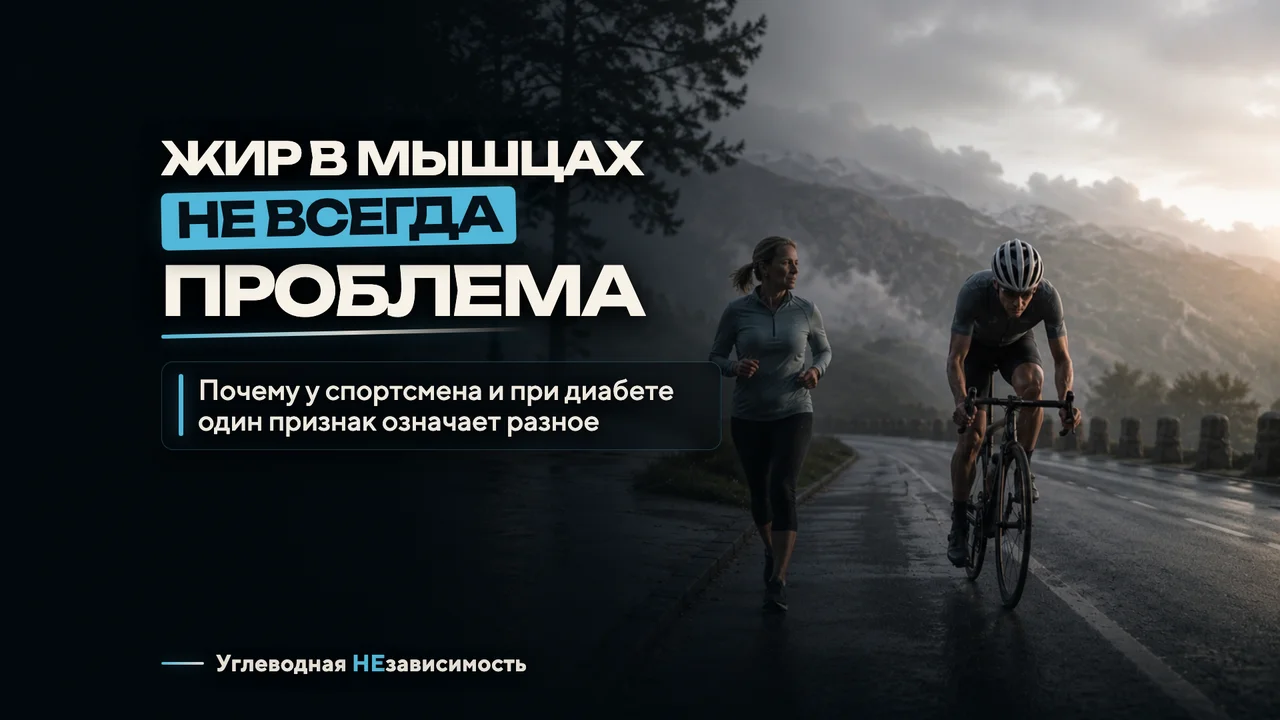 Жир внутри мышц — не всегда признак инсулинорезистентности