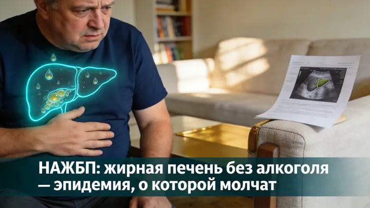 НАЖБП: жирная печень без алкоголя — эпидемия, о которой молчат