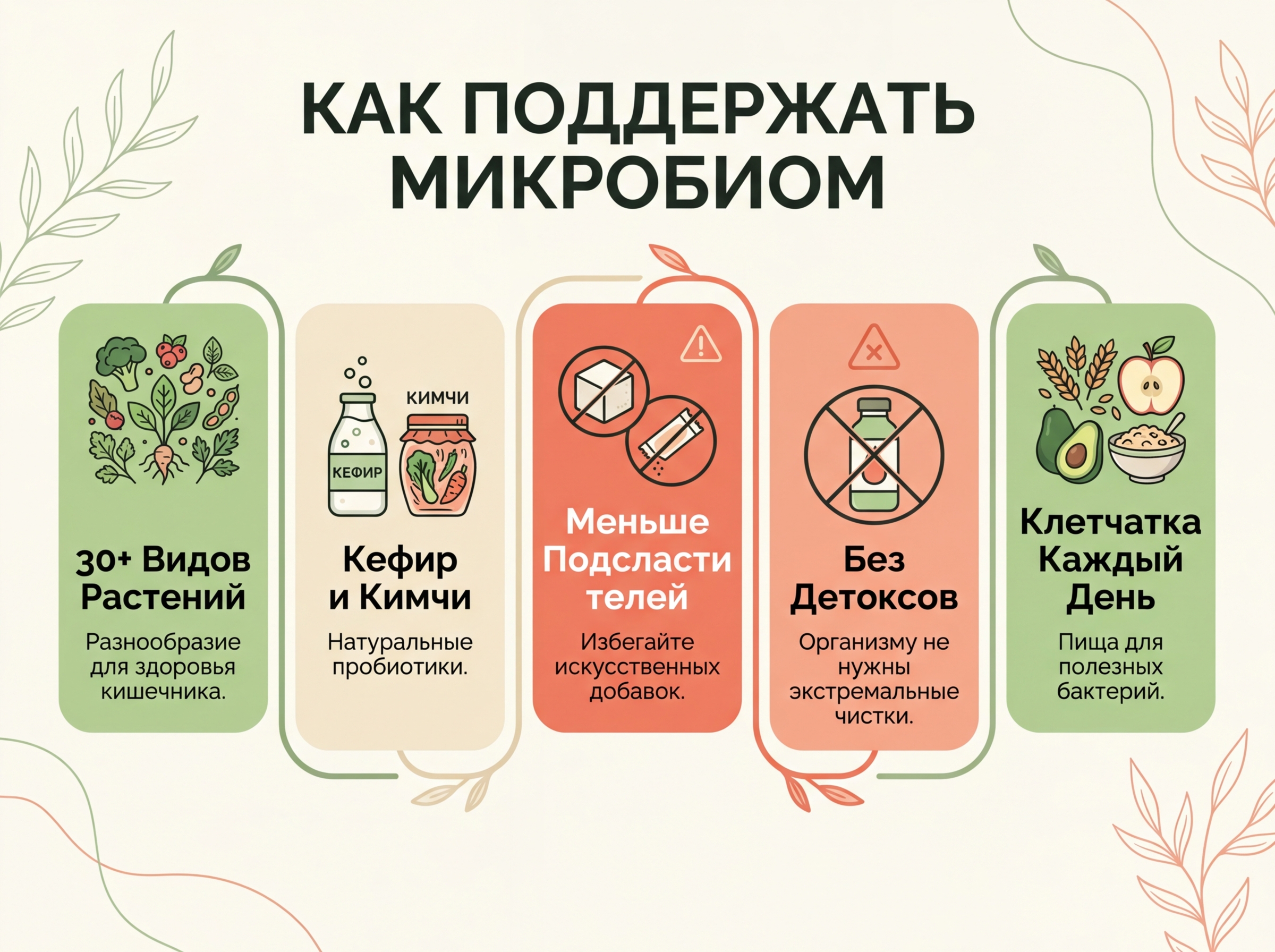 Как поддержать микробиом