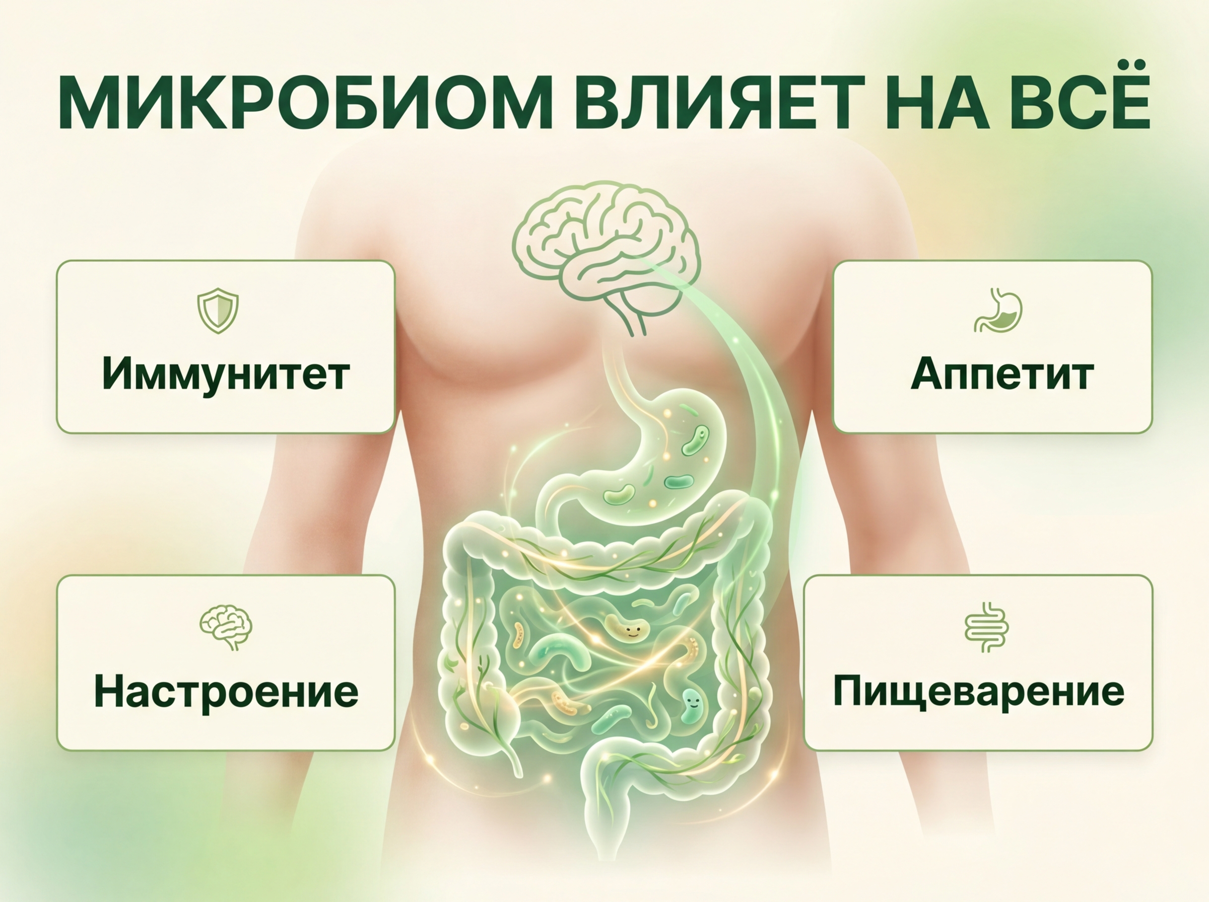 Микробиом влияет на всё