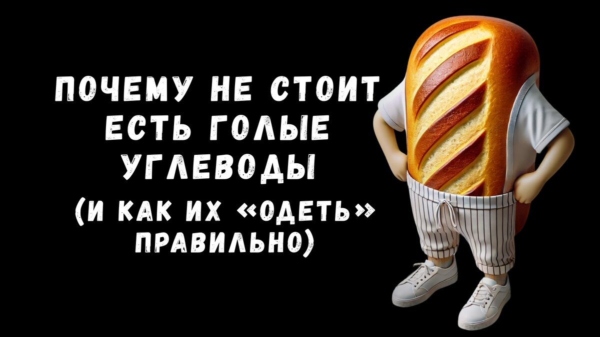 Почему не стоит есть голые углеводы (и как их «одеть» правильно)