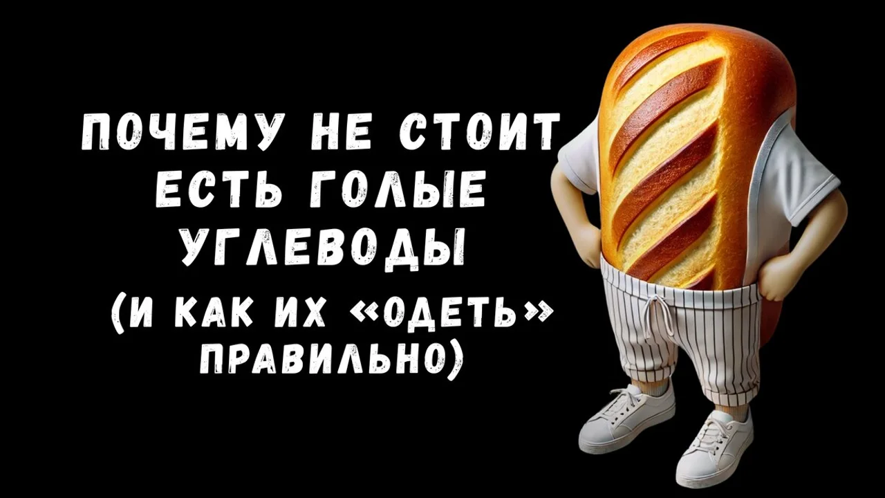 Почему не стоит есть голые углеводы (и как их «одеть» правильно)