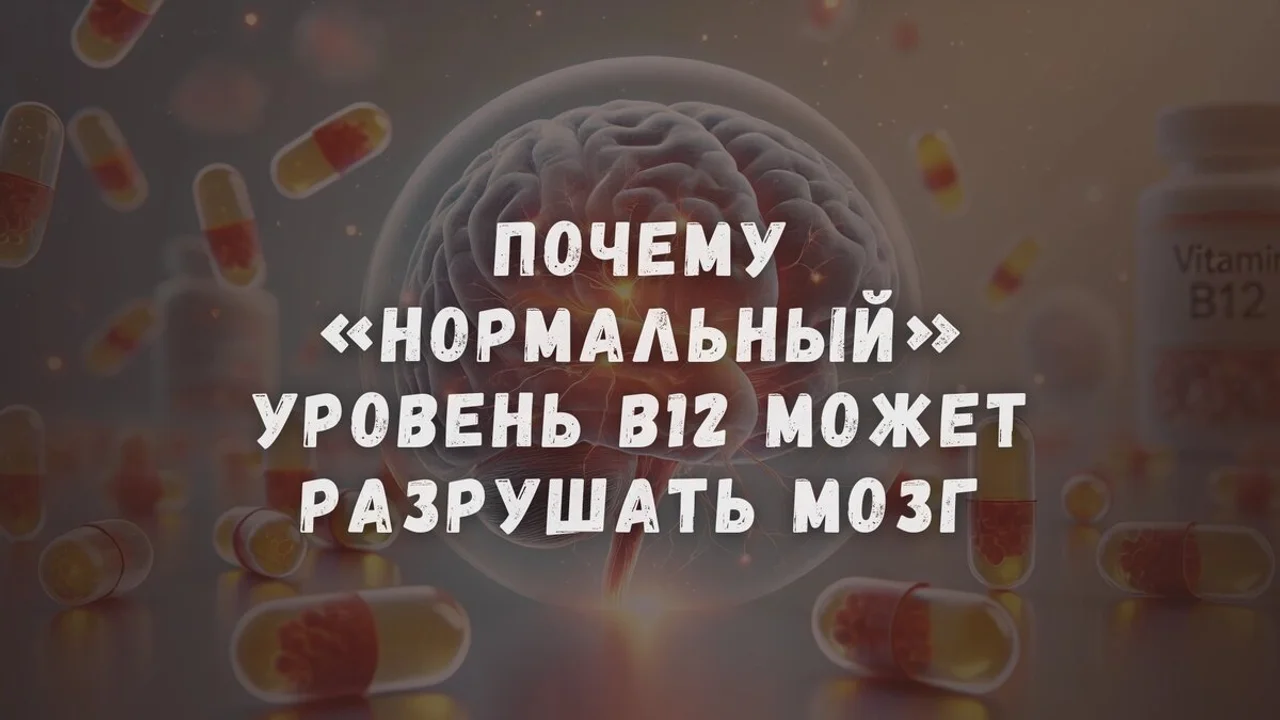 Почему «нормальный» уровень B12 может разрушать мозг