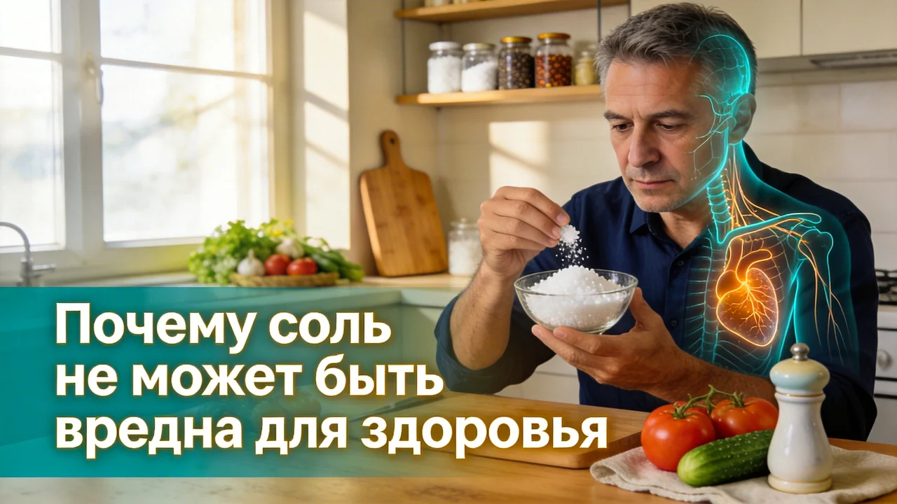Почему соль не может быть вредна для здоровья