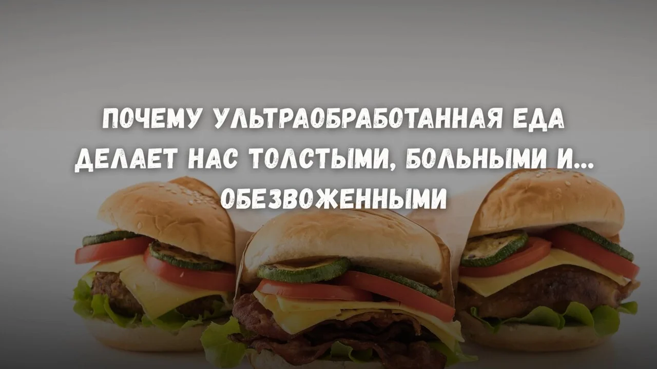 Почему ультраобработанная еда делает нас толстыми, больными и… обезвоженными