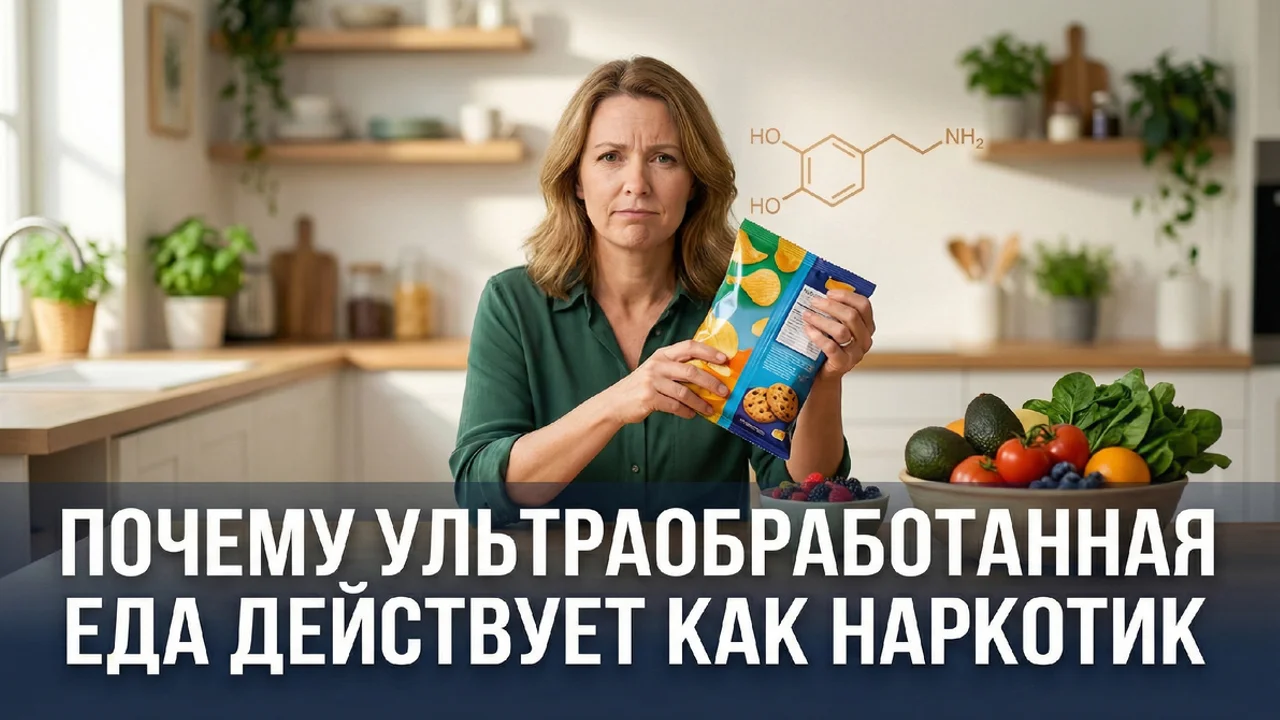 Почему ультраобработанная еда работает как наркотик: дофамин, грелин и замкнутый круг