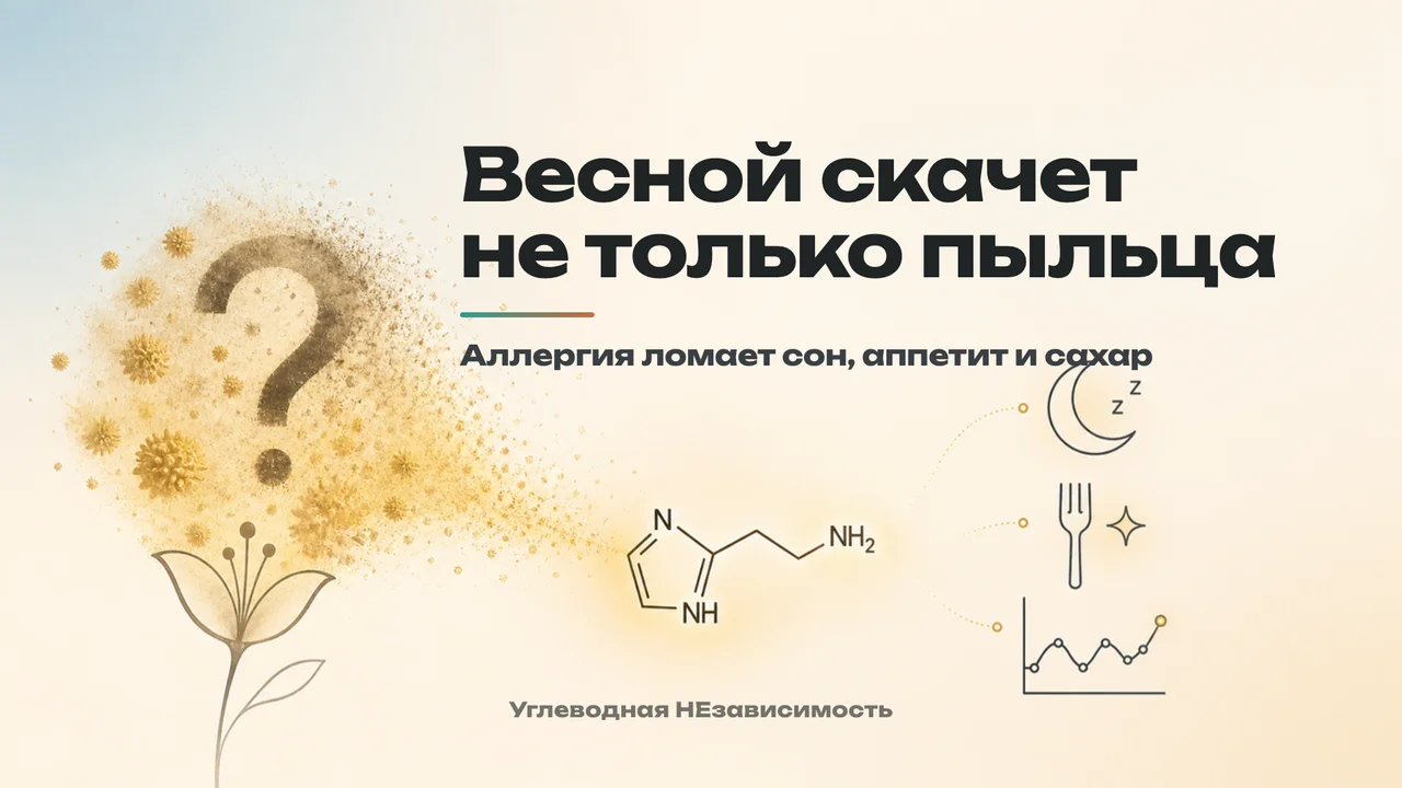 Весной скачет не только пыльца: почему аллергия может ломать сон, аппетит и сахар