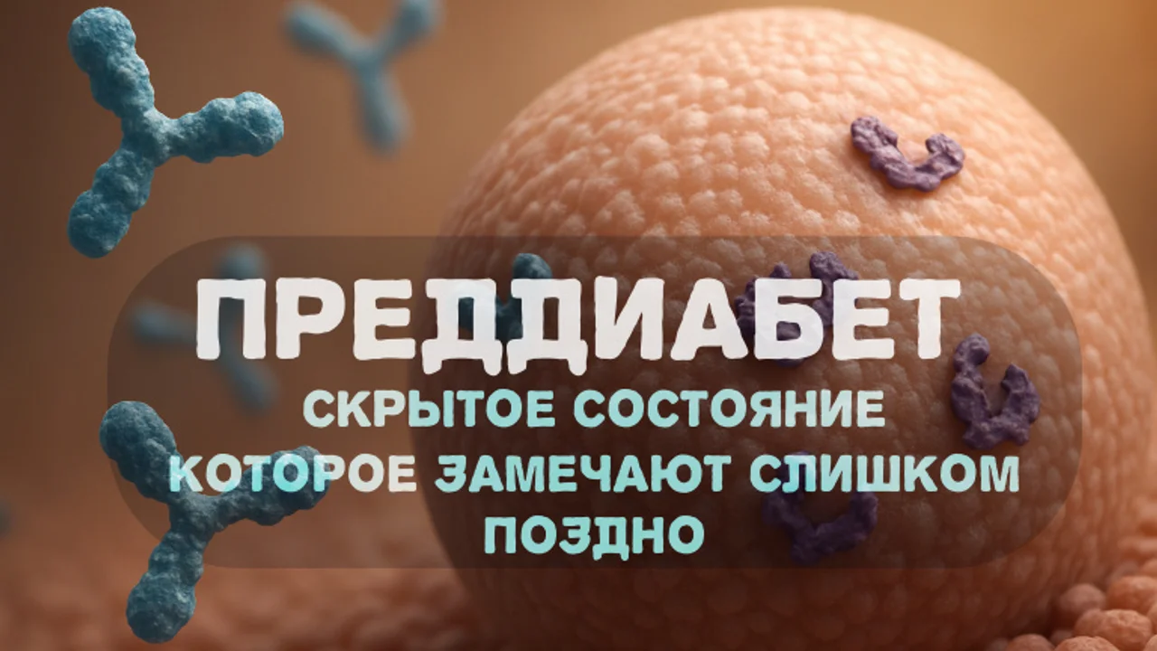 Преддиабет: скрытое состояние, которое замечают слишком поздно.