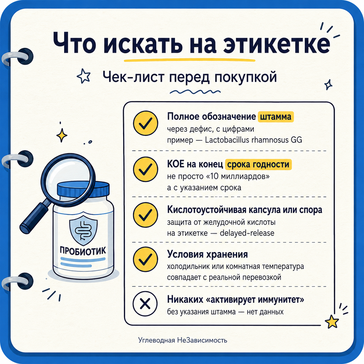Инфографика: Пробиотики: что внутри банки и что реально работает