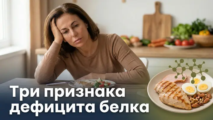 Три признака дефицита белка, которые путают с усталостью