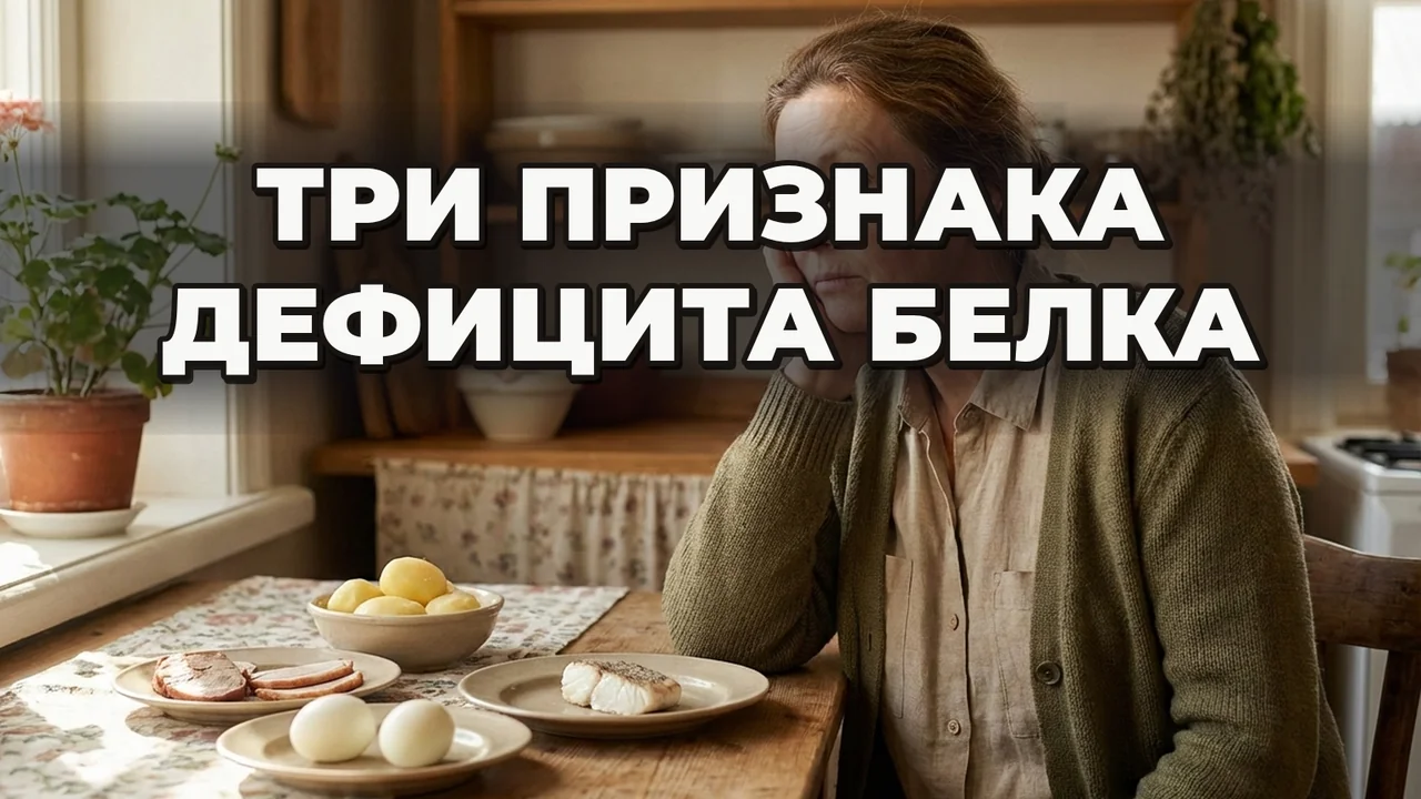Три признака дефицита белка, которые путают с усталостью