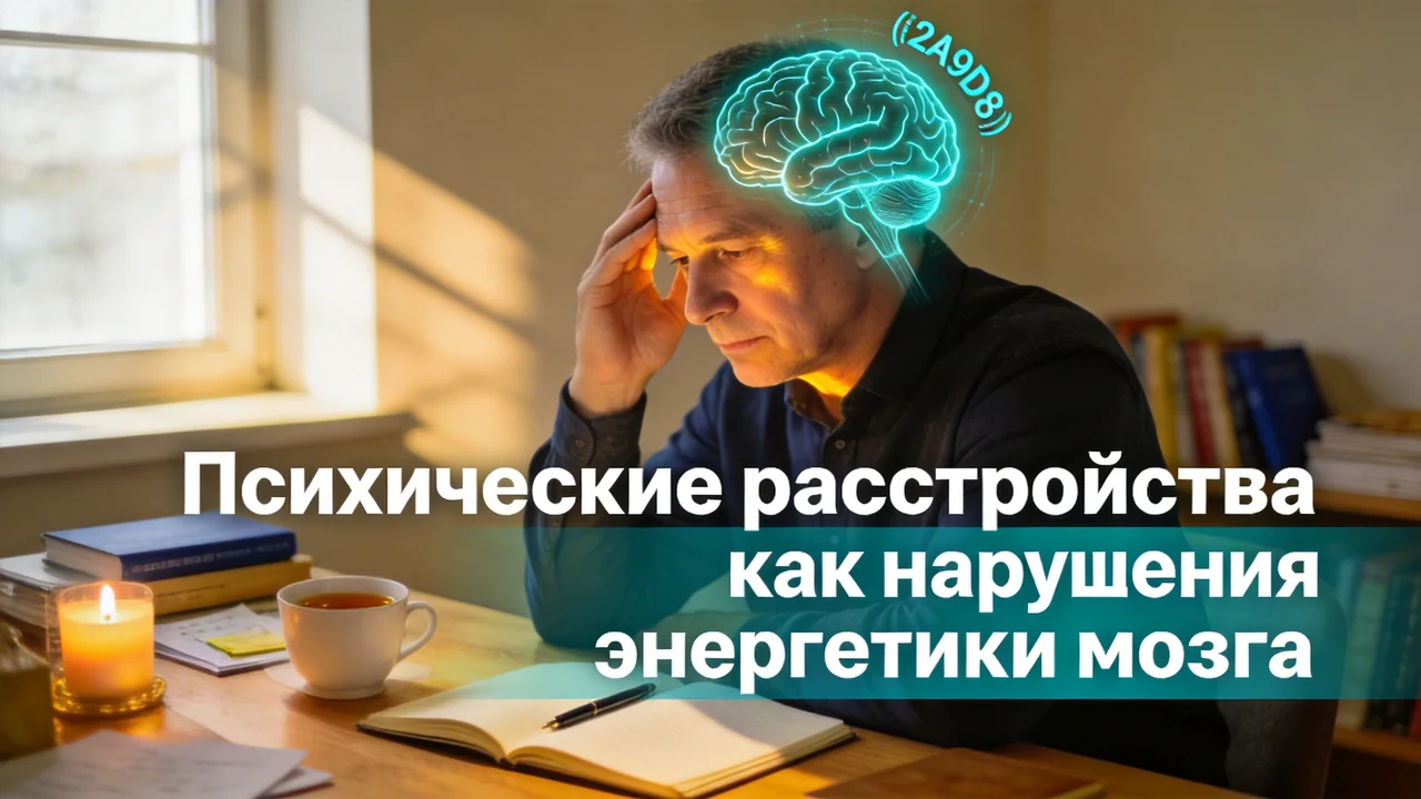 Психические расстройства как нарушения энергетики мозга