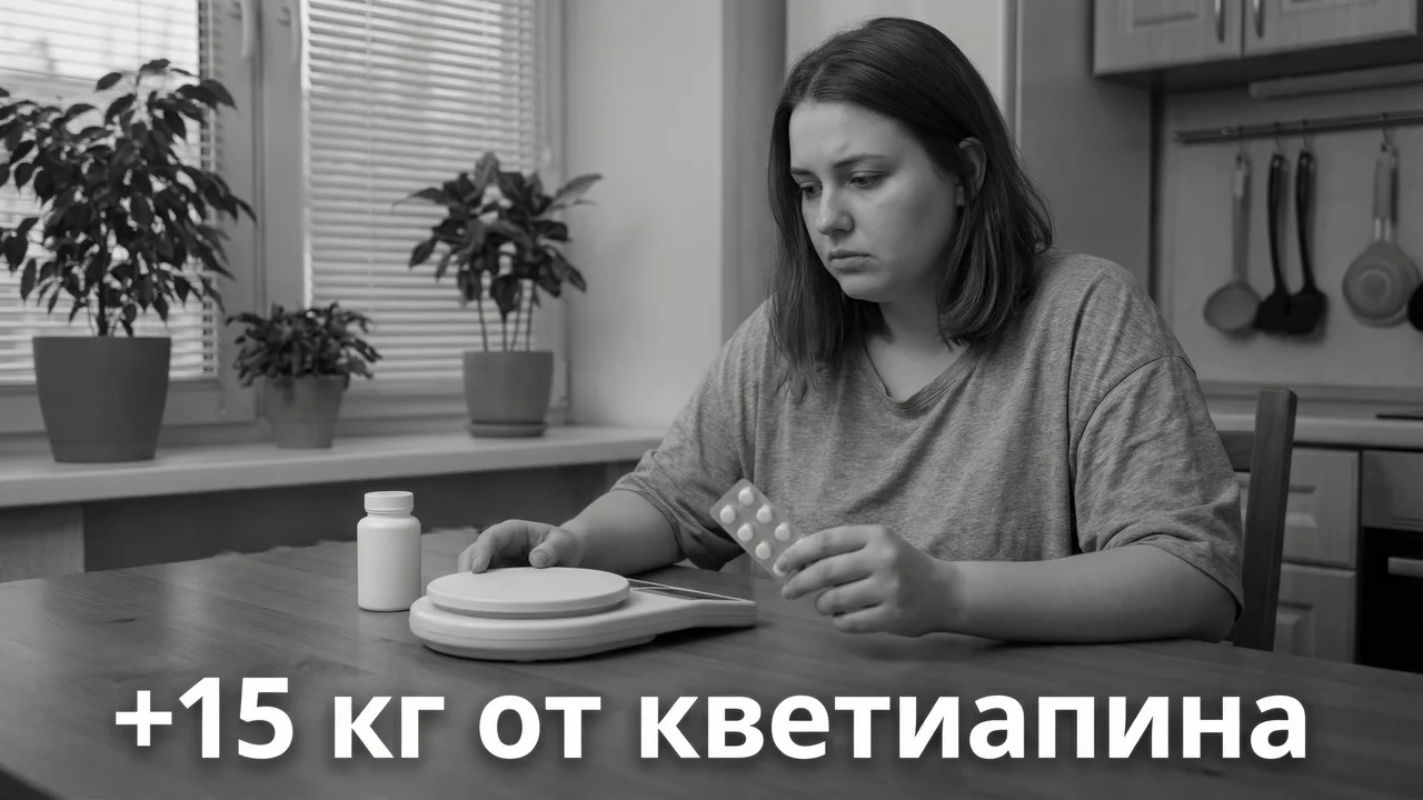 +15 кг от кветиапина: почему психиатрические препараты ломают метаболизм — и что реально помогает