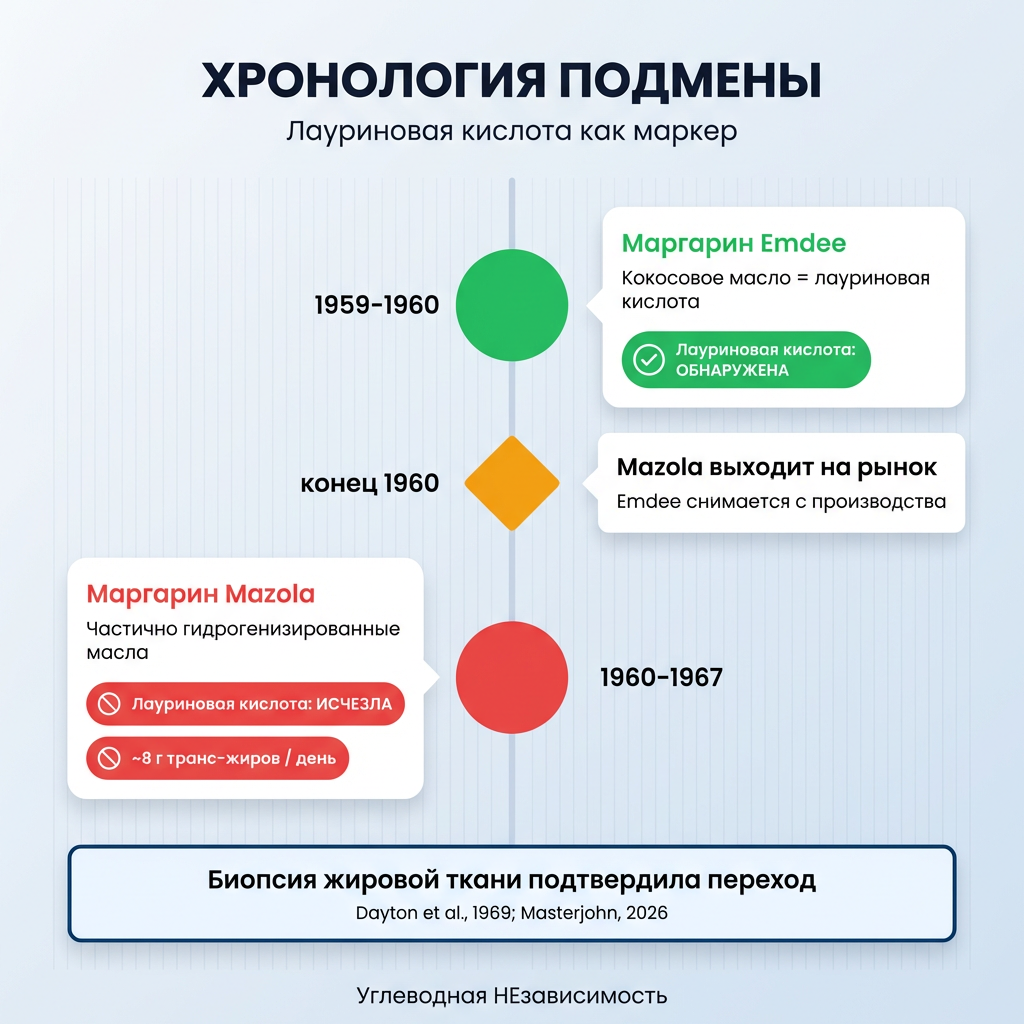 Хронология подмены