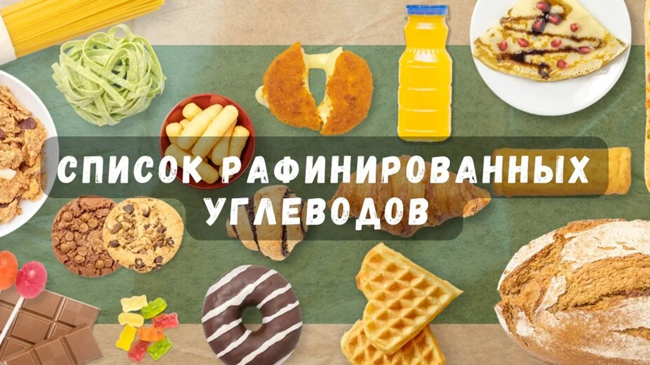 Рафинированные углеводы: список продуктов и что исключить