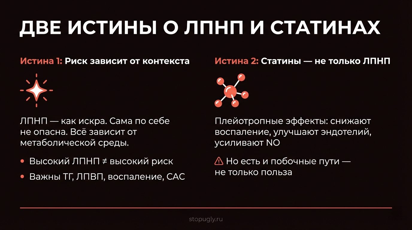 Алгоритм решения: нужен ли статин?
