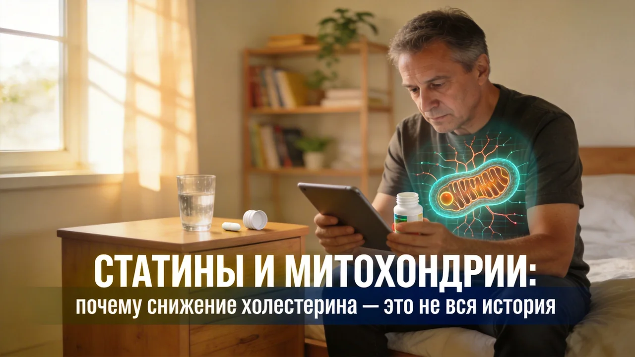 СТАТИНЫ И МИТОХОНДРИИ: почему снижение холестерина — это не вся история