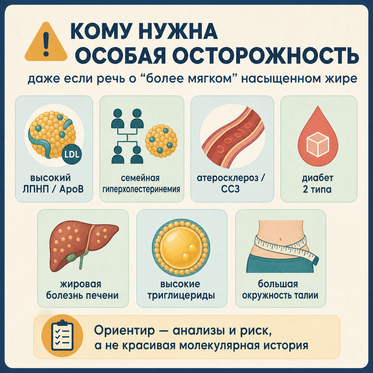 Кому нужна особая осторожность с насыщенным жиром