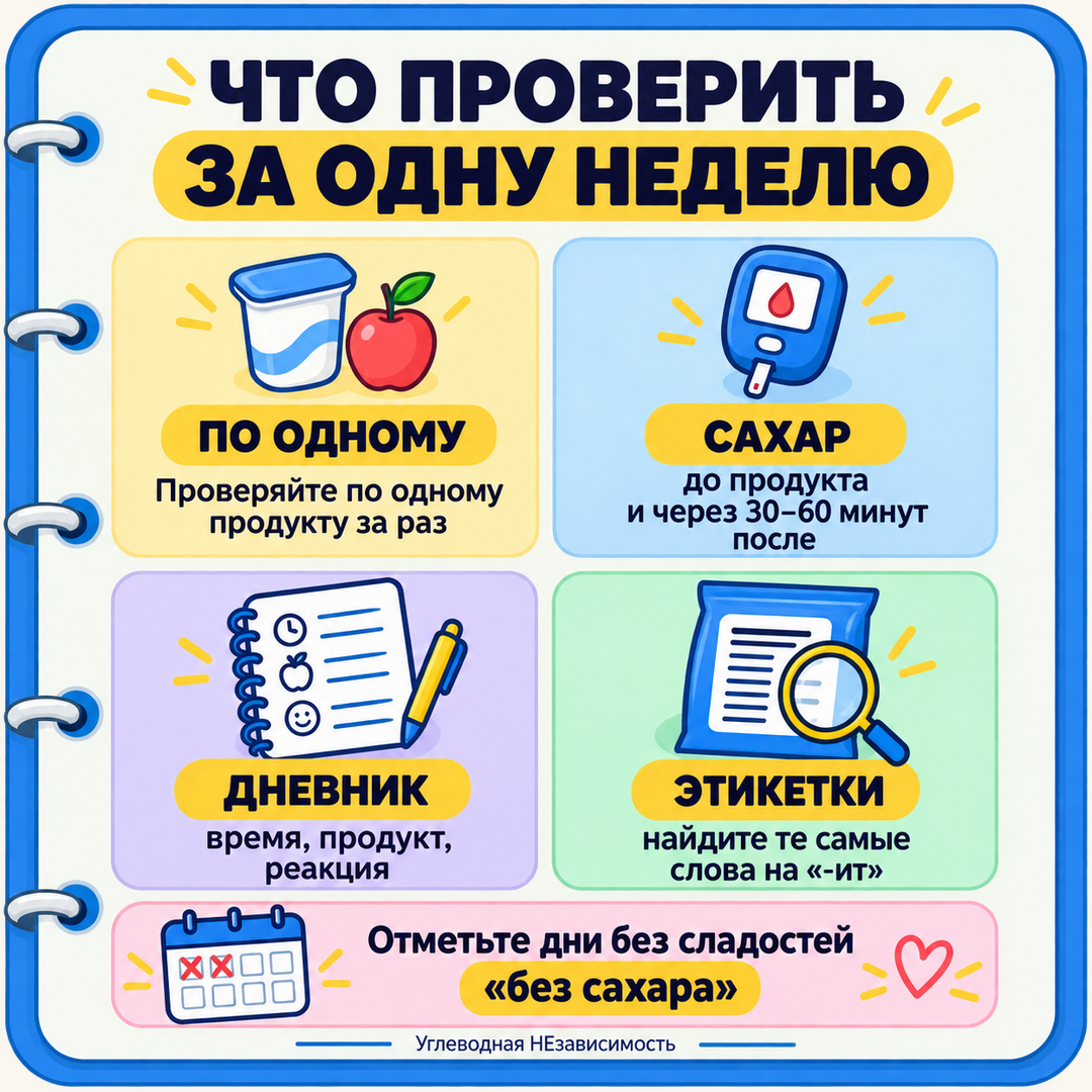 Что проверить за одну неделю