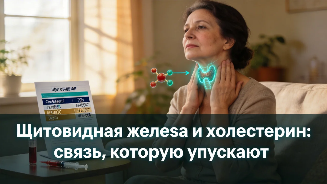 Щитовидная железа и холестерин: связь, которую упускают