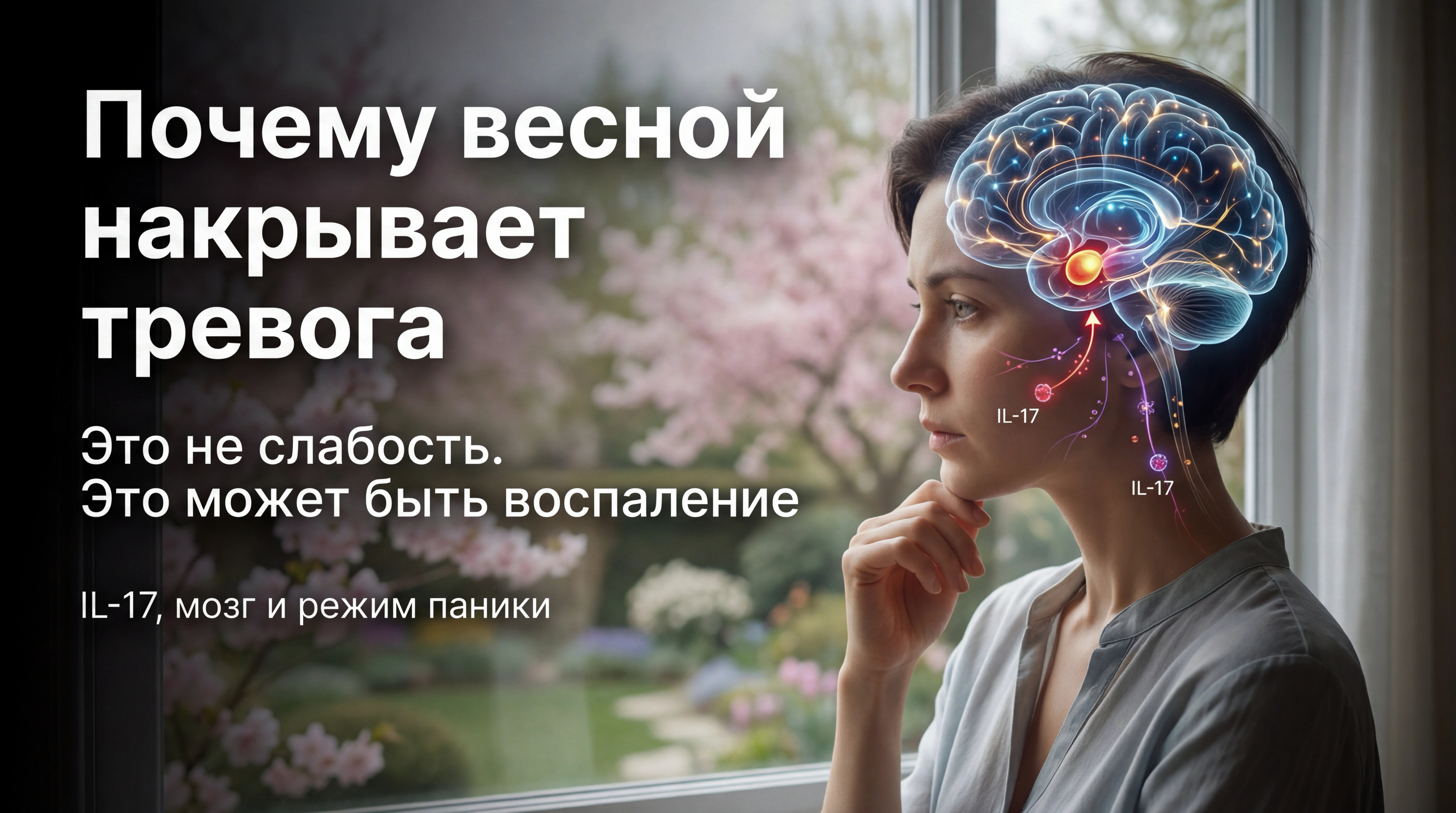Почему весной накрывает тревога — и причём тут воспаление