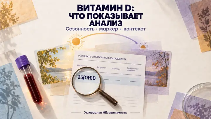 Витамин D осенью: что на самом деле показывает анализ