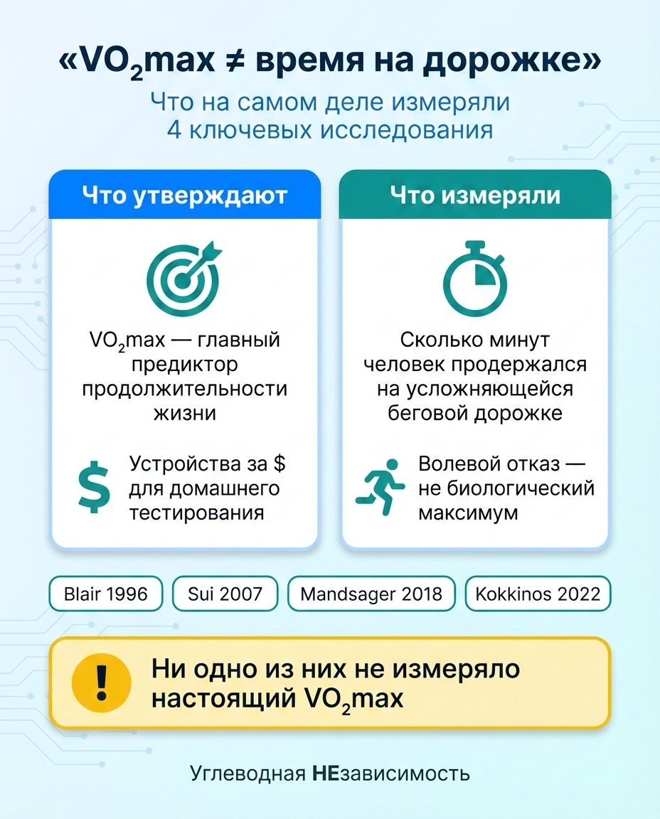 VO₂max ≠ время на дорожке