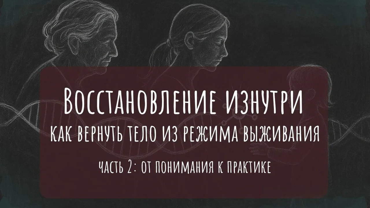 Восстановление изнутри: как вернуть тело из режима выживания