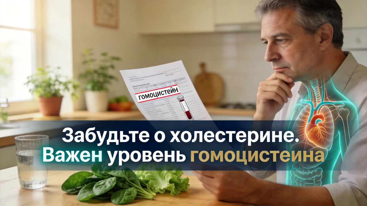 Забудьте о холестерине. Важен уровень гомоцистеина