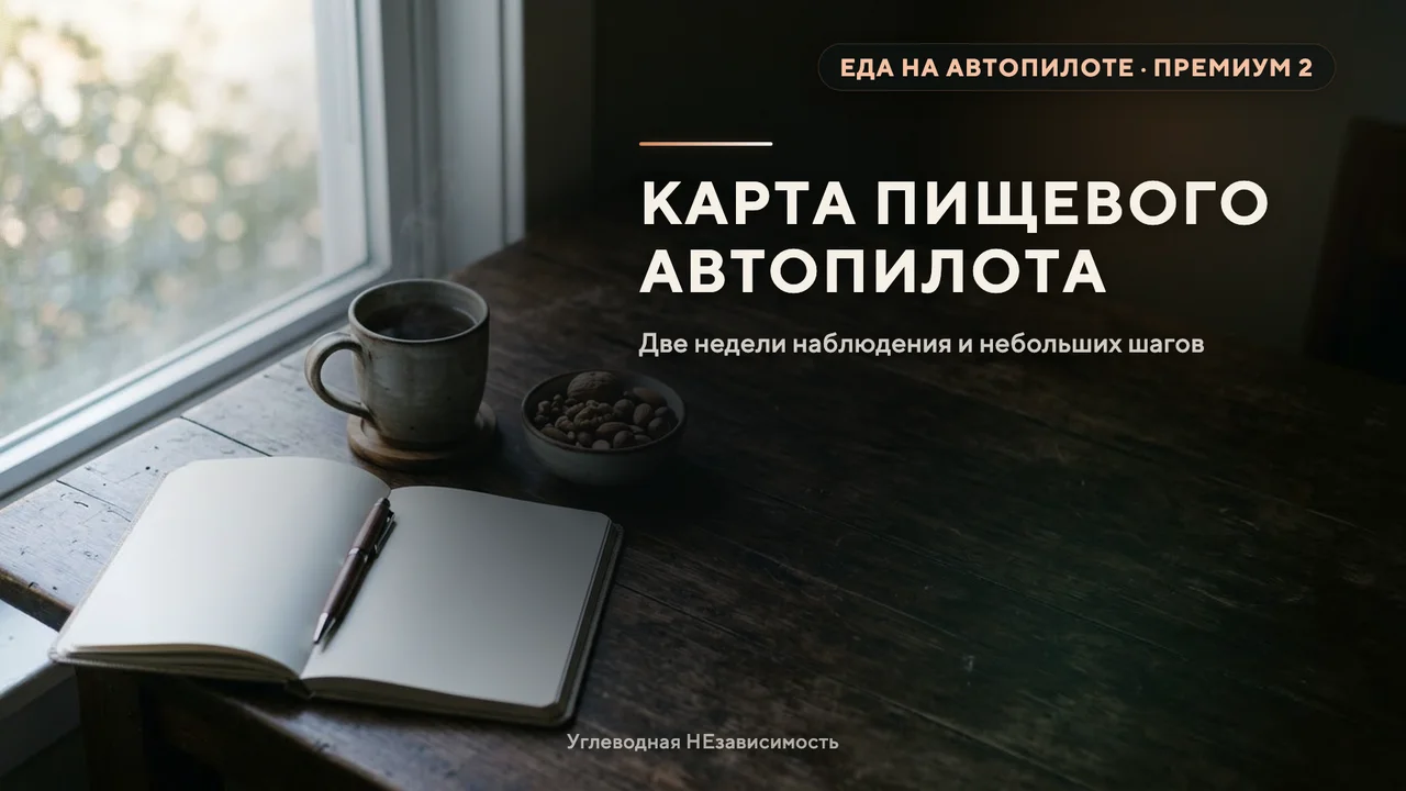 Карта пищевого автопилота: практикум на 14 дней