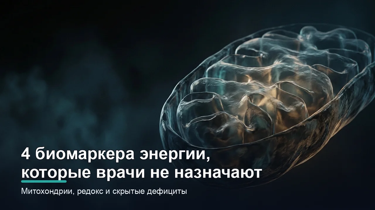 4 биомаркера энергетического метаболизма, которые не назначает ни один врач