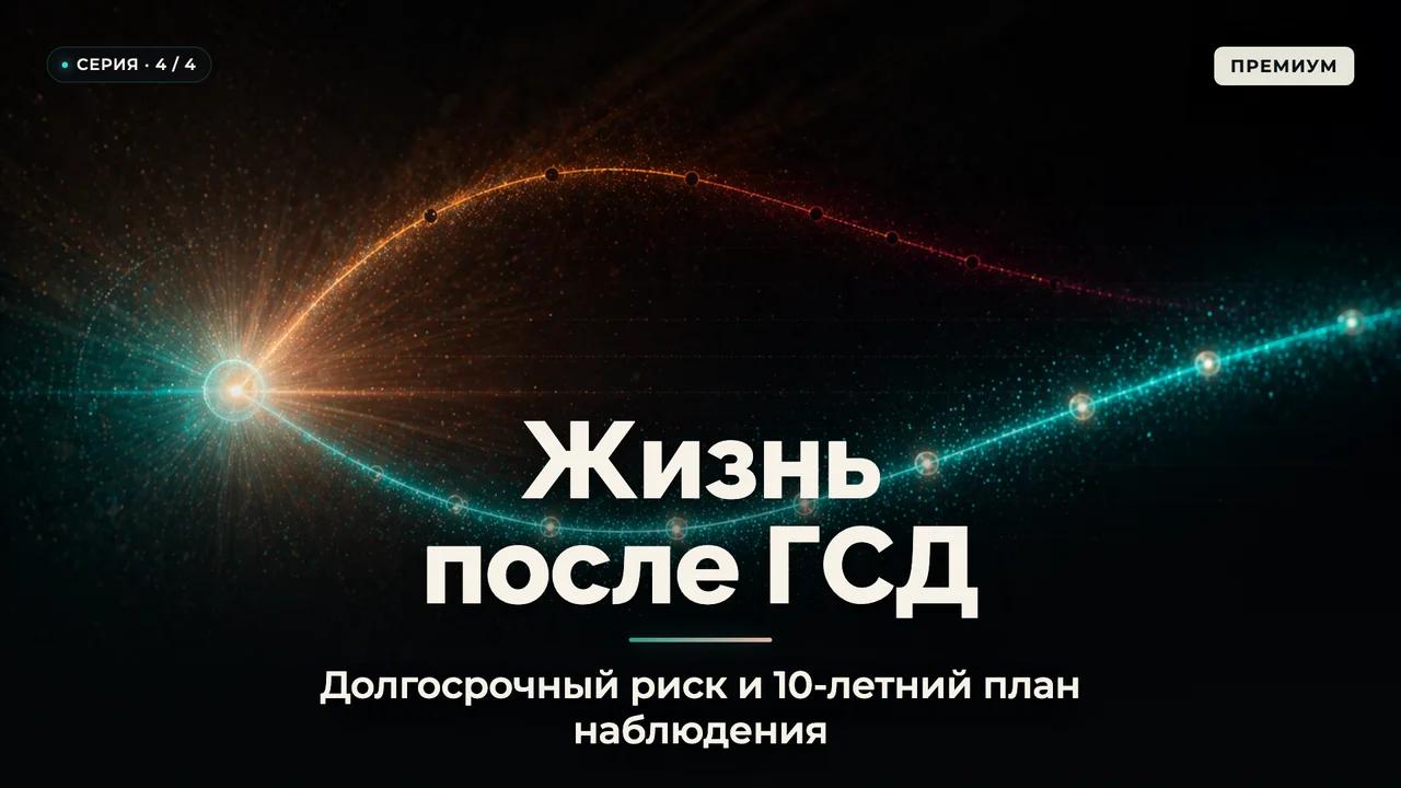 Жизнь после ГСД: долгосрочный риск и окно для изменения траектории