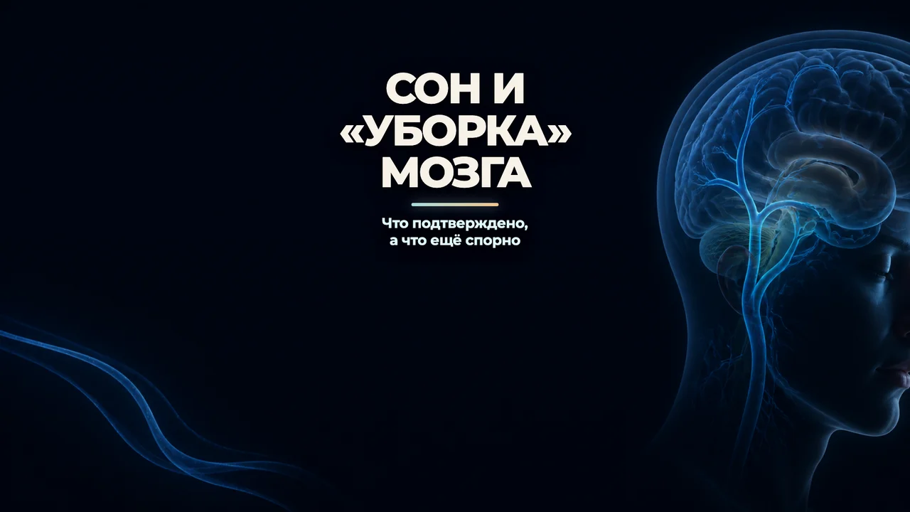 Уборка мозга во сне: что показали пятнадцать лет исследований и почему спор ещё не закончен