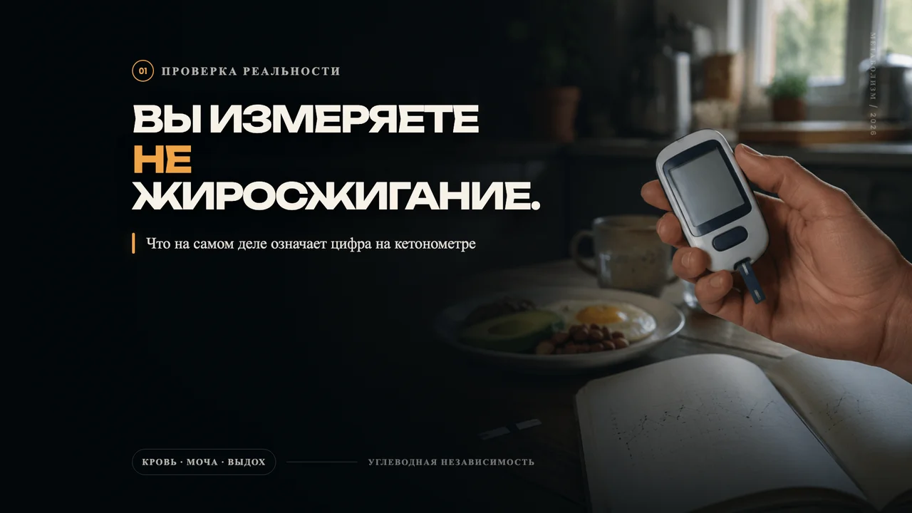 Кетоны — не цель: как читать цифры без самообмана