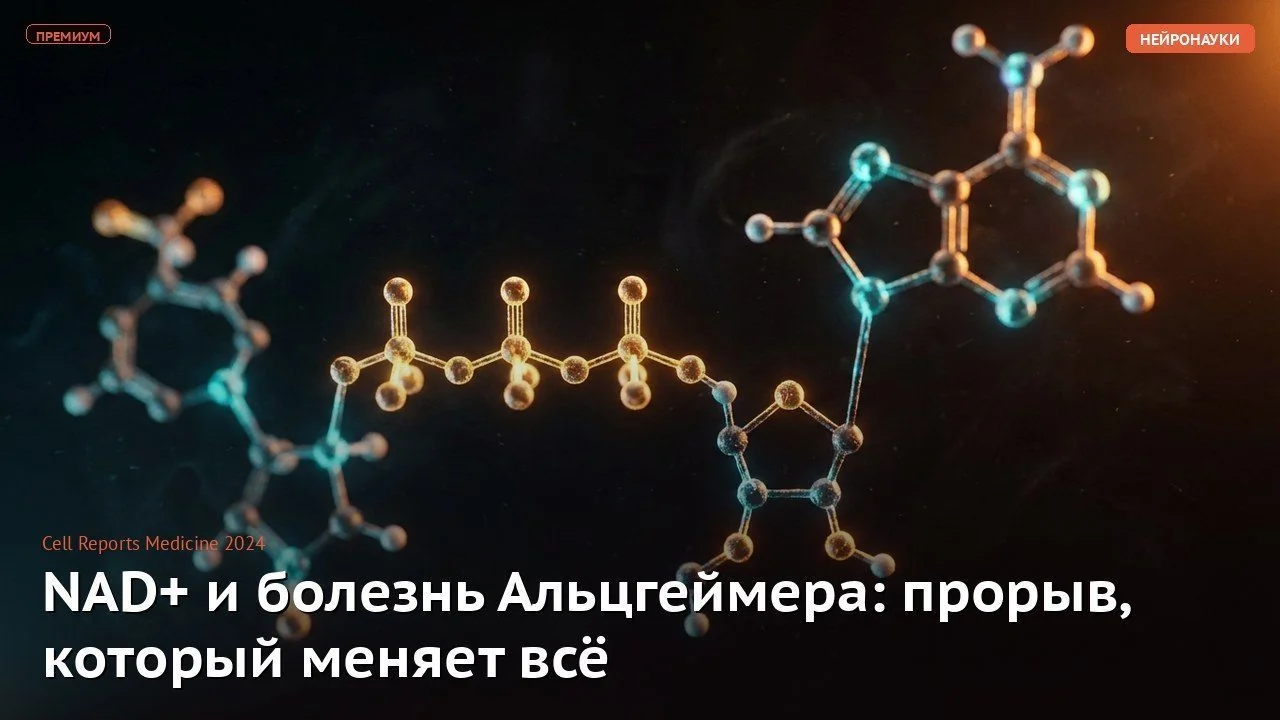 NAD+ и болезнь Альцгеймера: прорыв, который меняет всё