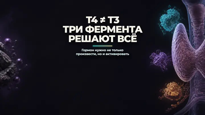 Почему Т4 не становится Т3: три фермента, от которых зависит, чувствуете ли вы себя здоровым