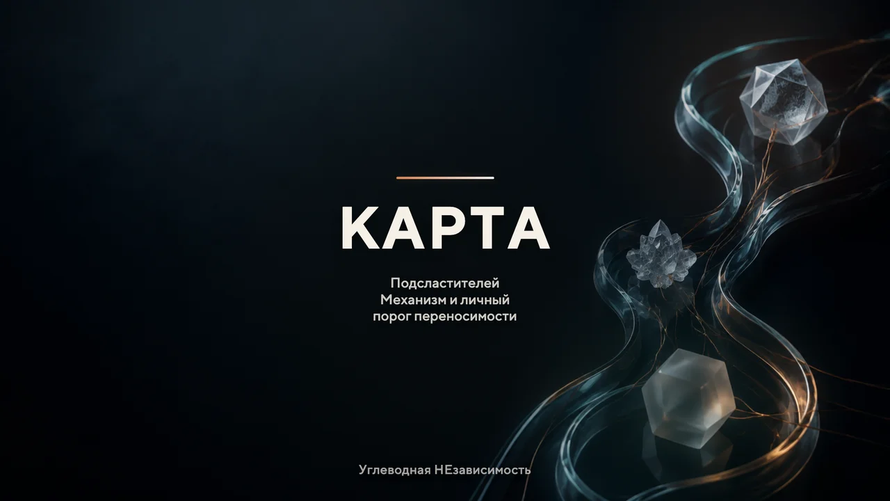 Карта подсластителей: механизм, доза и личный порог переносимости