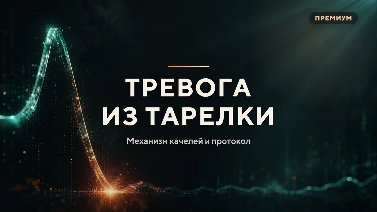 Тревога из тарелки: как качели сахара включают адреналин и притворяются панической атакой